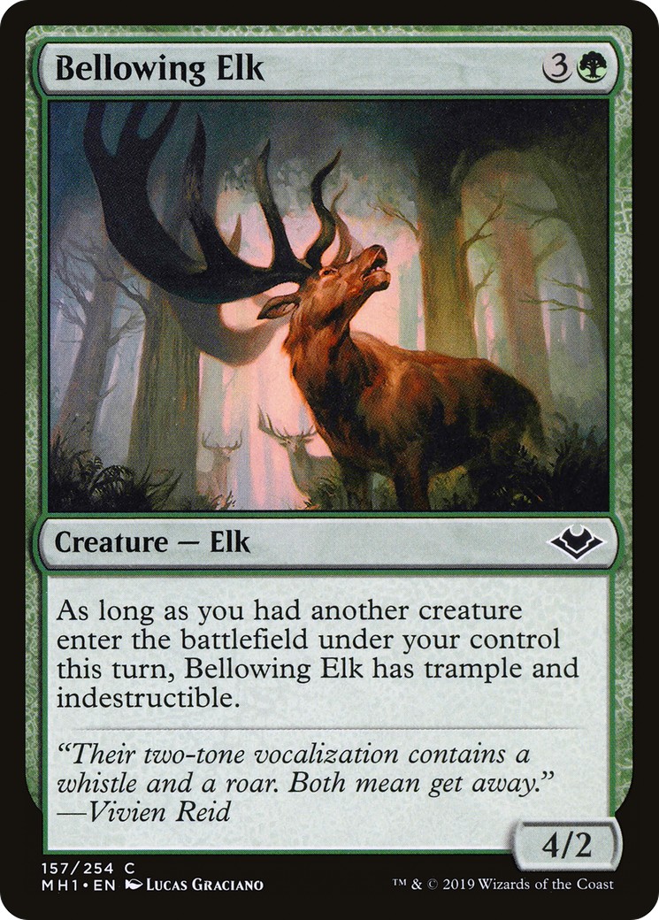 Bellowing Elk - Image 1