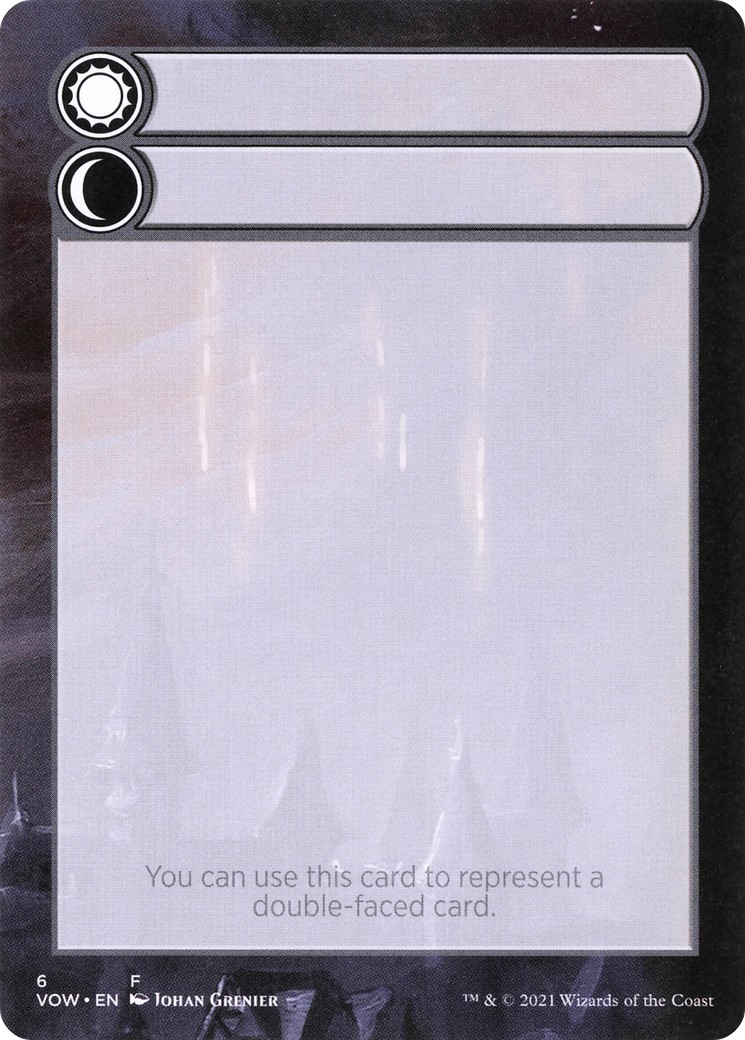 2021 Magic: The Gathering Innistrad: Crimson Vow Substitute Cards Double-Faced Substitute Card #6 trading card