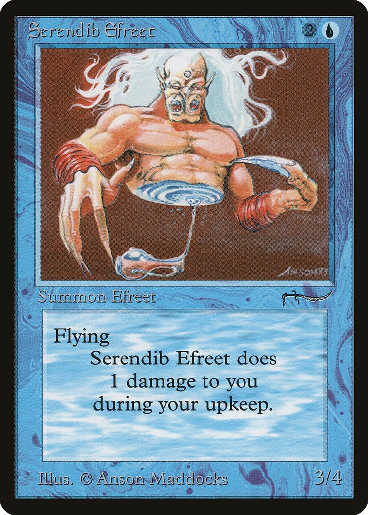 1993 Magic: The Gathering Arabian Nights 1993 Magic: The Gathering Arabian Nights #20 trading card