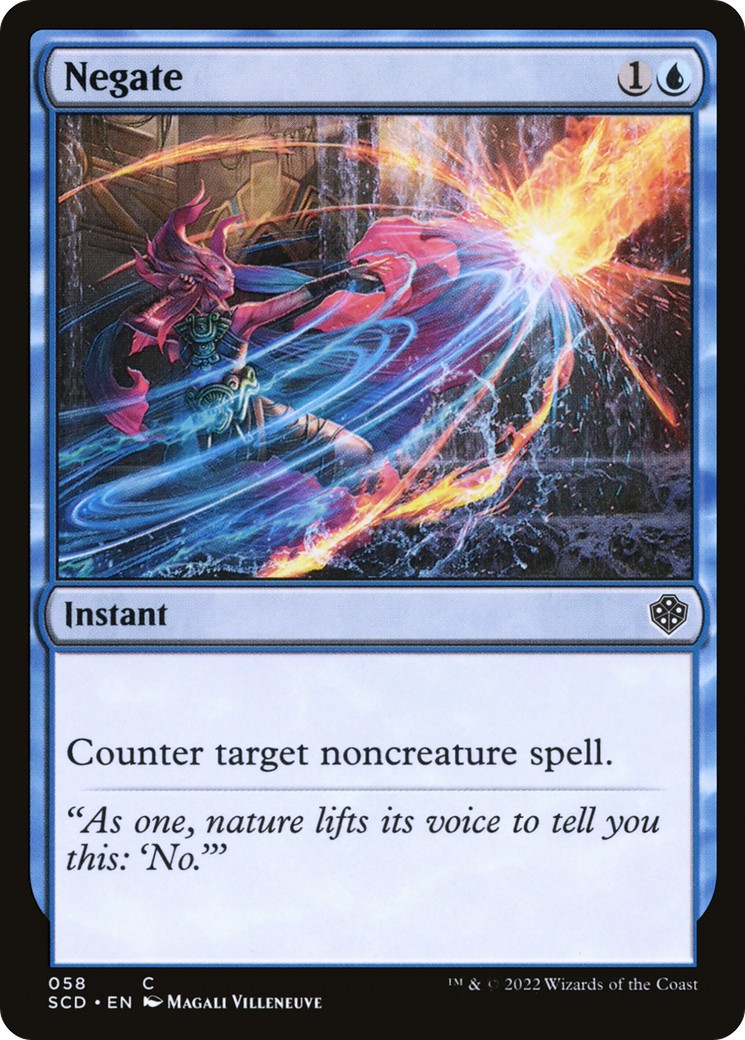 Negate (Common · Normal) · 2022 · Starter Commander Decks
