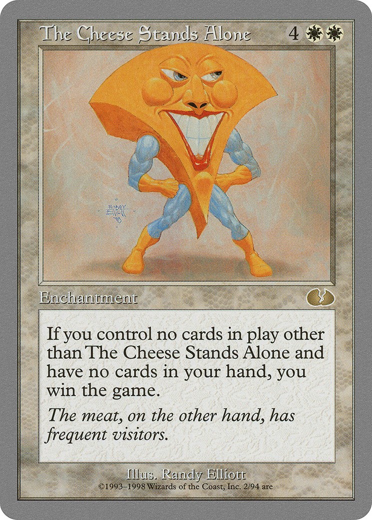 The Cheese Stands Alone - Image 1