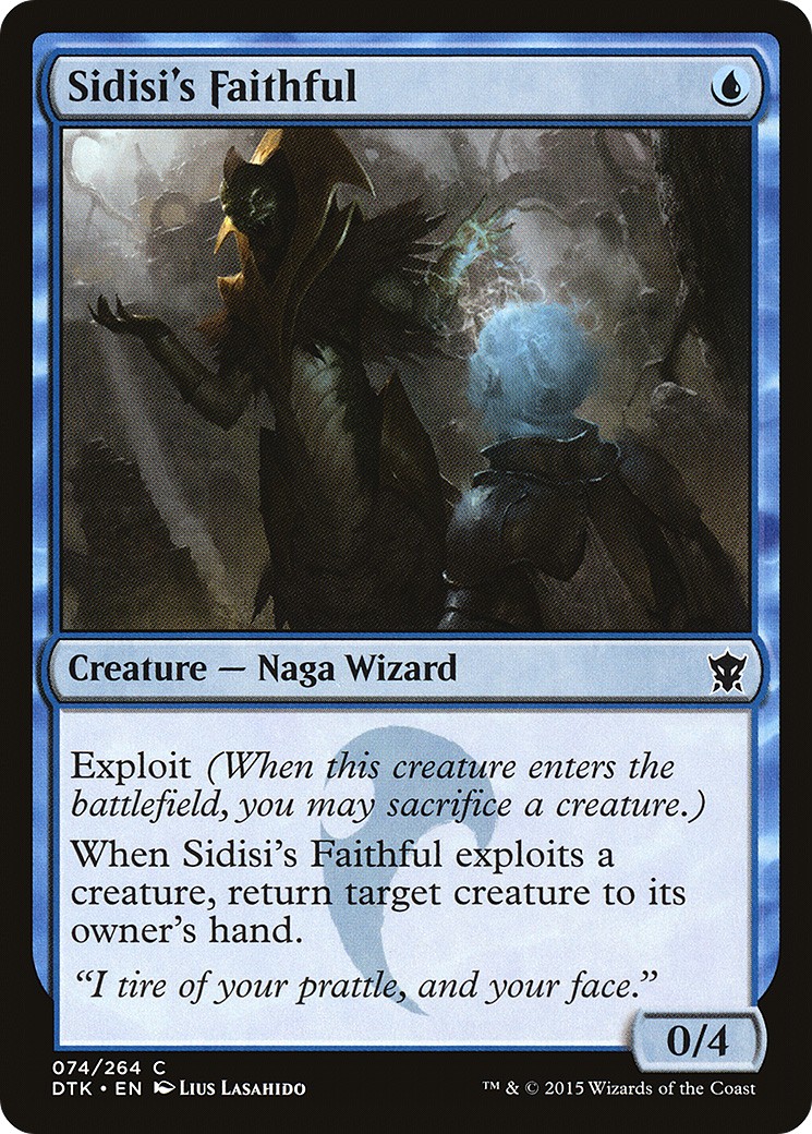 2015 Magic: The Gathering Dragons of Tarkir 2015 Magic: The Gathering Dragons of Tarkir #74 trading card