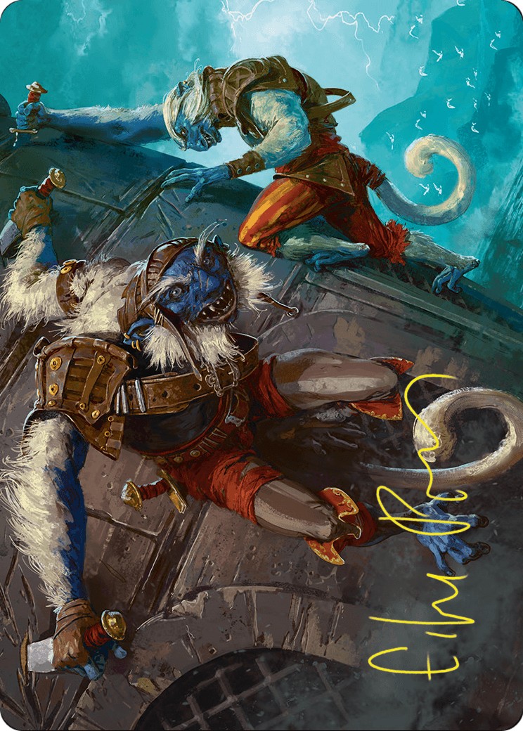2024 Magic: The Gathering Foundations Art Series Goblin Boarders // Goblin Boarders #11 trading card