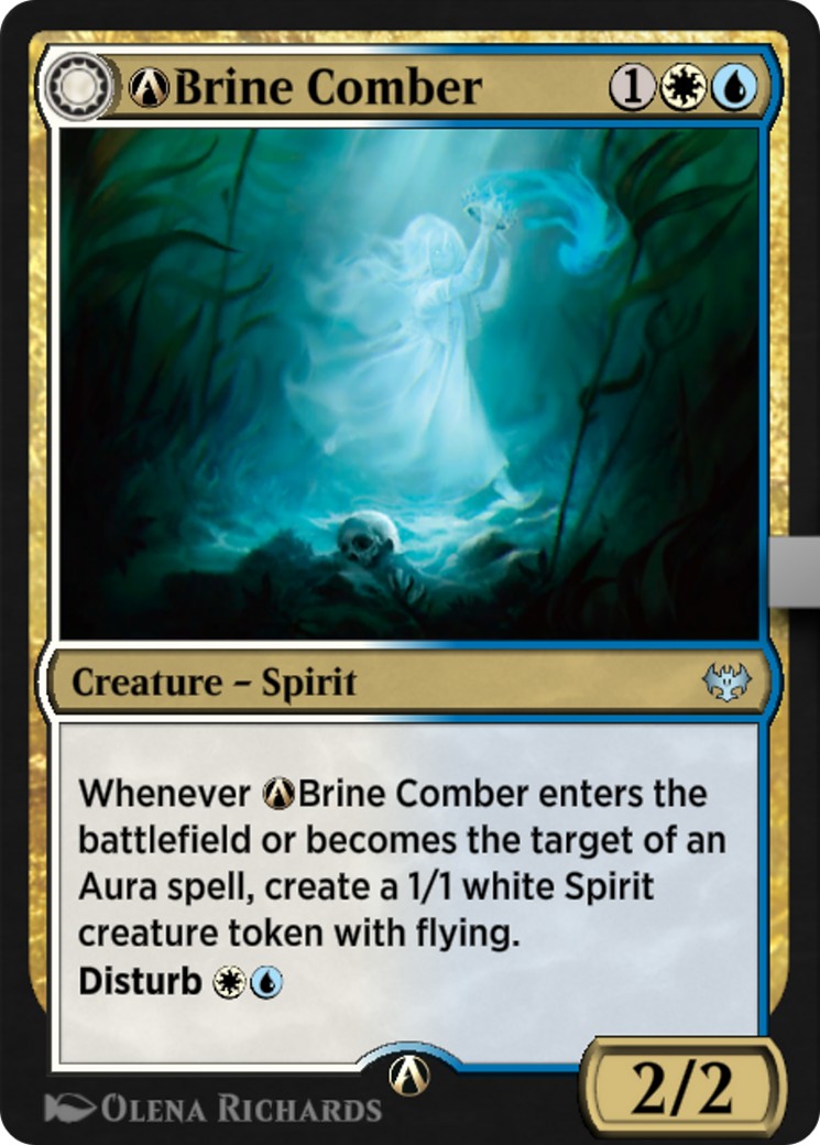 2023 Magic: The Gathering Innistrad: Crimson Vow A-Brine Comber // A-Brinebound Gift #A-233 trading card