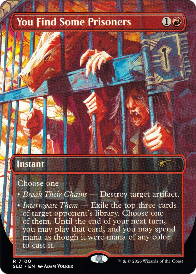 2026 Magic: The Gathering Secret Lair Drop 2026 Magic: The Gathering Secret Lair Drop #7100 trading card