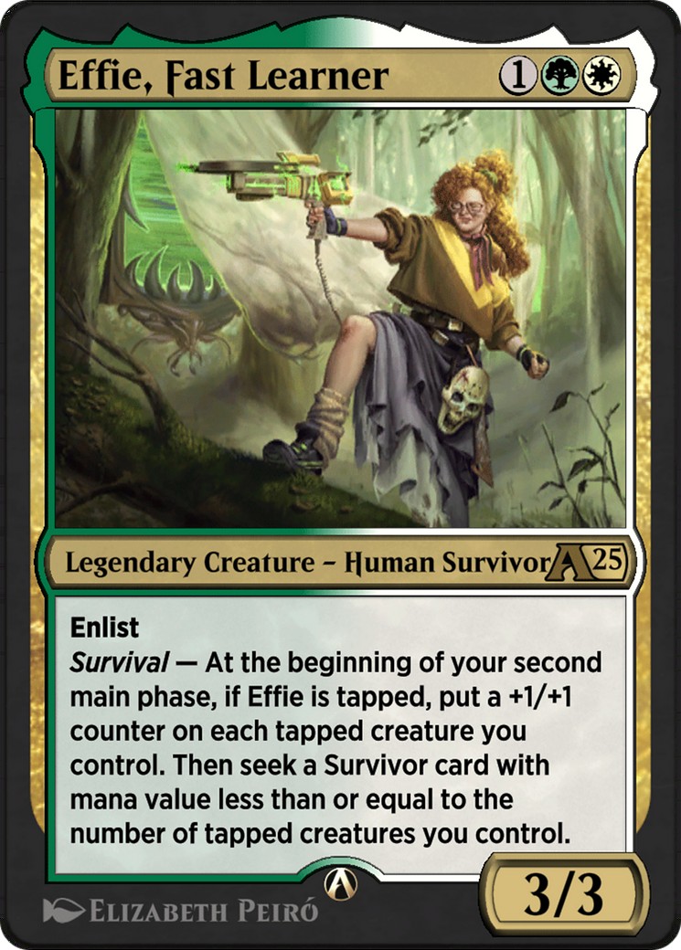 2024 Magic: The Gathering Alchemy: Duskmourn Effie, Fast Learner #19 trading card
