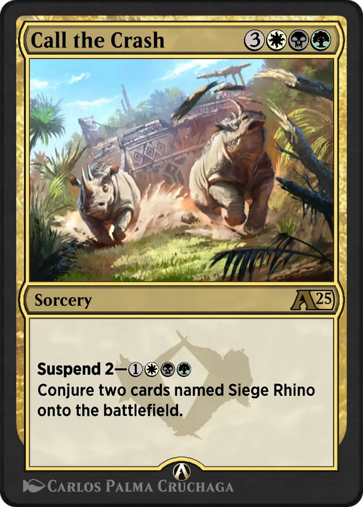 2025 Magic: The Gathering Alchemy: Tarkir Call the Crash #19 trading card