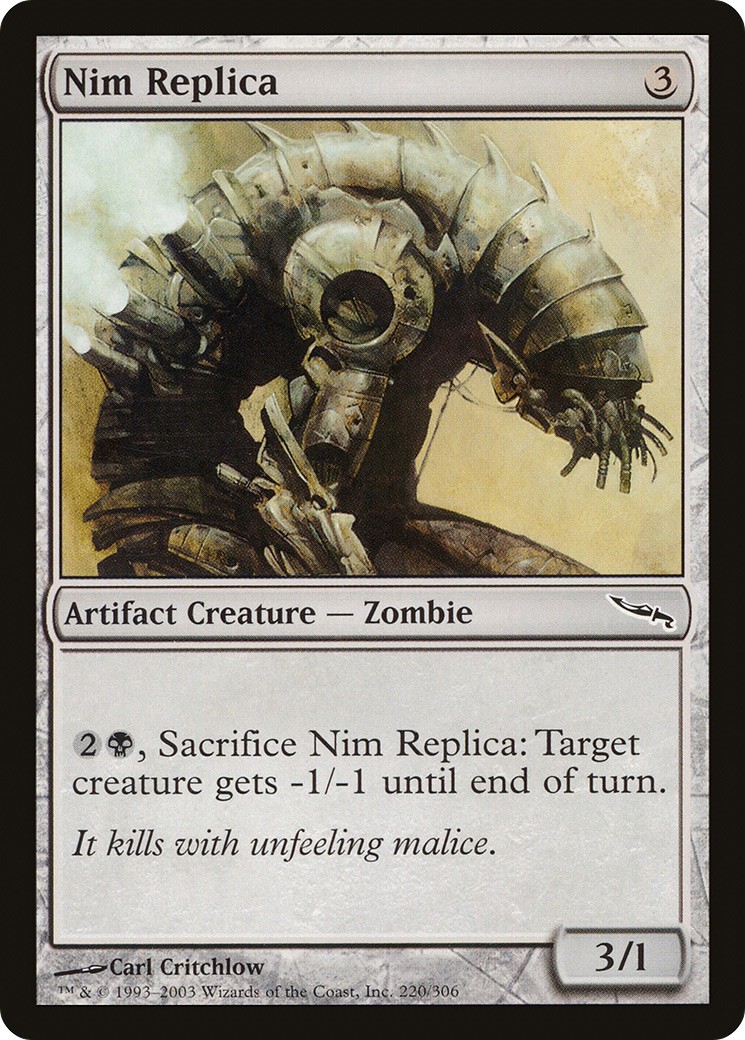 2003 Magic: The Gathering Mirrodin 2003 Magic: The Gathering Mirrodin #220 trading card