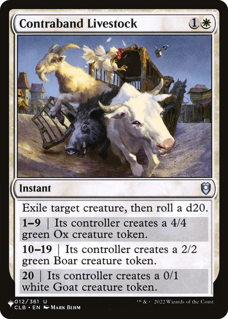 2024 Magic: The Gathering The List 2024 Magic: The Gathering The List #CLB-12 trading card
