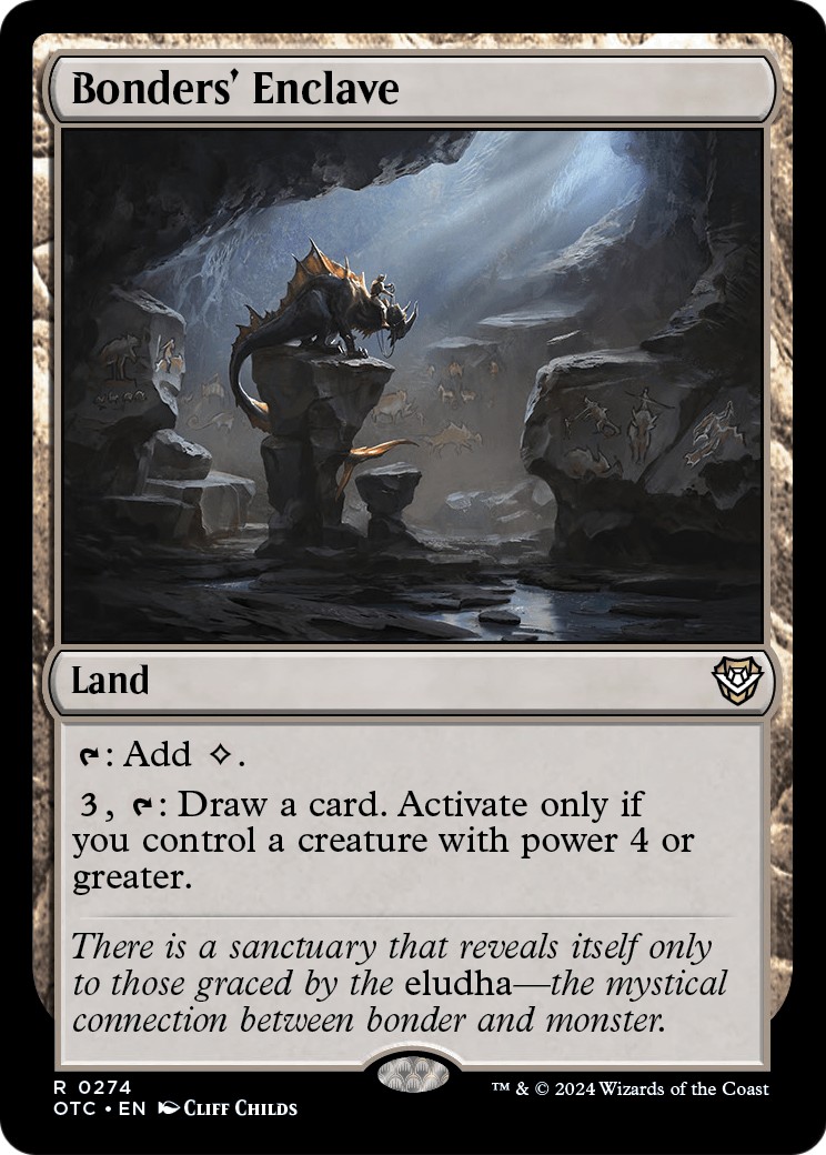 Bonders' Enclave (Commander · Rare · Normal) · 2024 · Outlaws of Thunder Junction