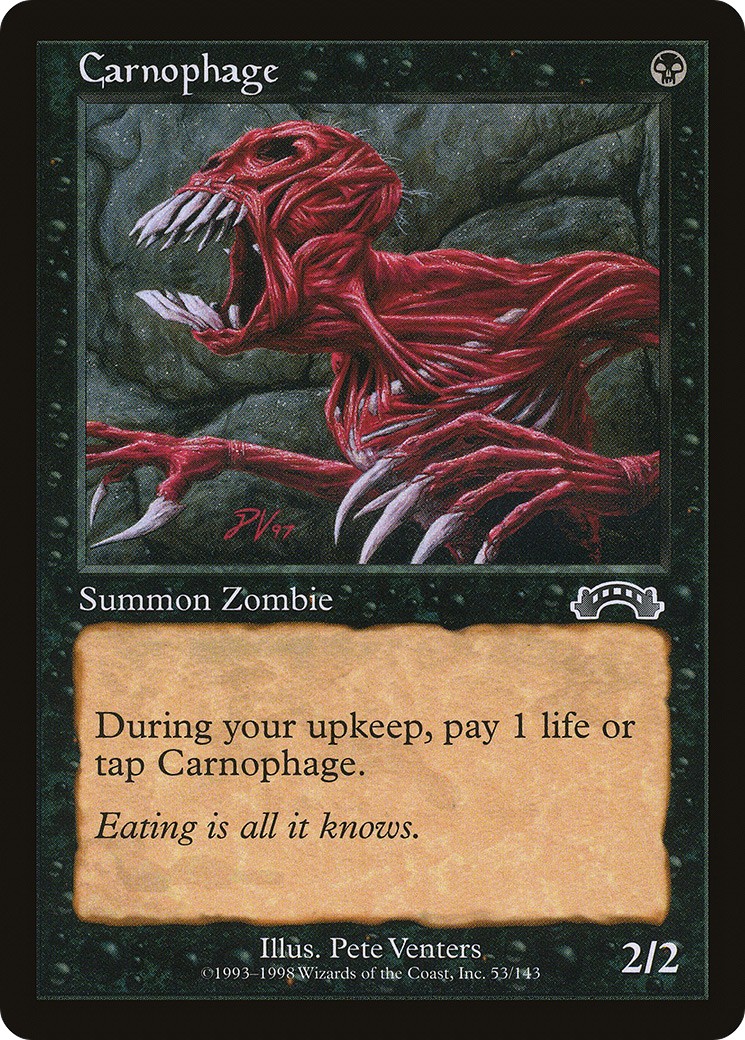 1998 Magic: The Gathering Exodus 1998 Magic: The Gathering Exodus #53 trading card