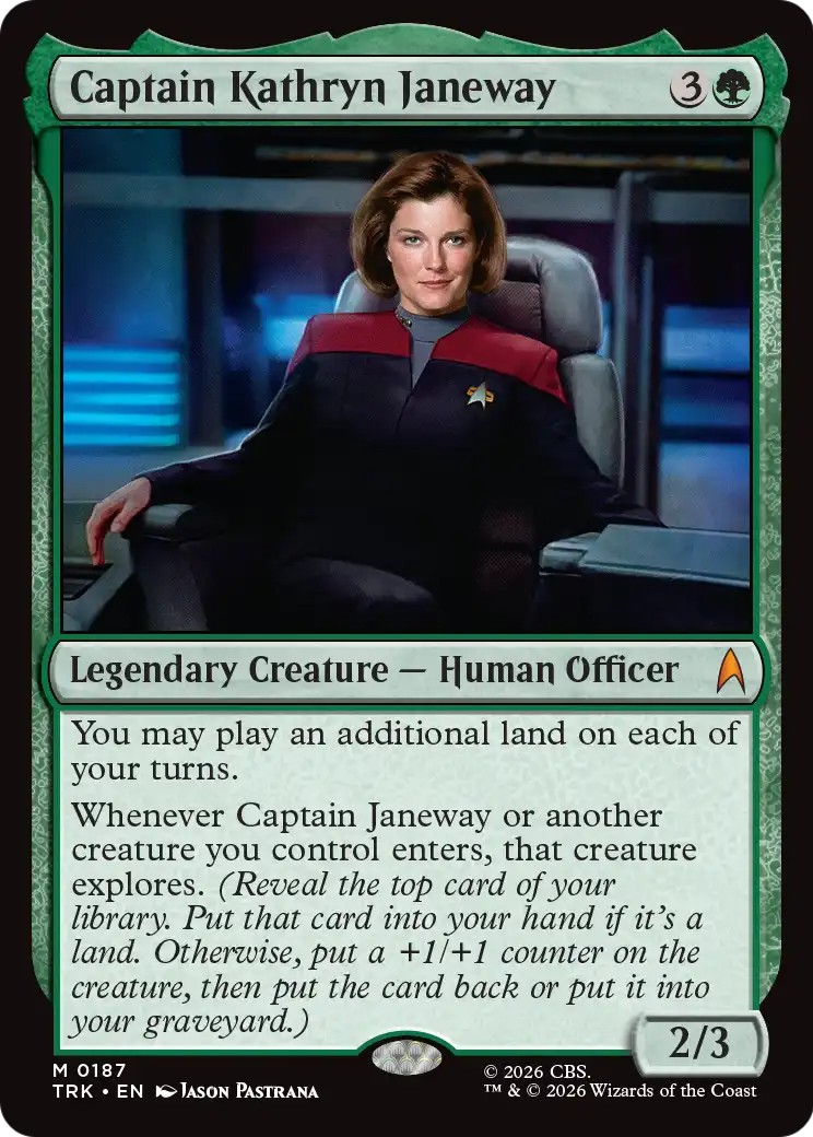 2026 Magic: The Gathering Star Trek 2026 Magic: The Gathering Star Trek #187 trading card