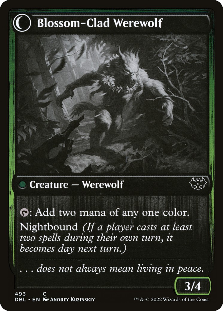 Weaver of Blossoms // Blossom-Clad Werewolf thumbnail 2