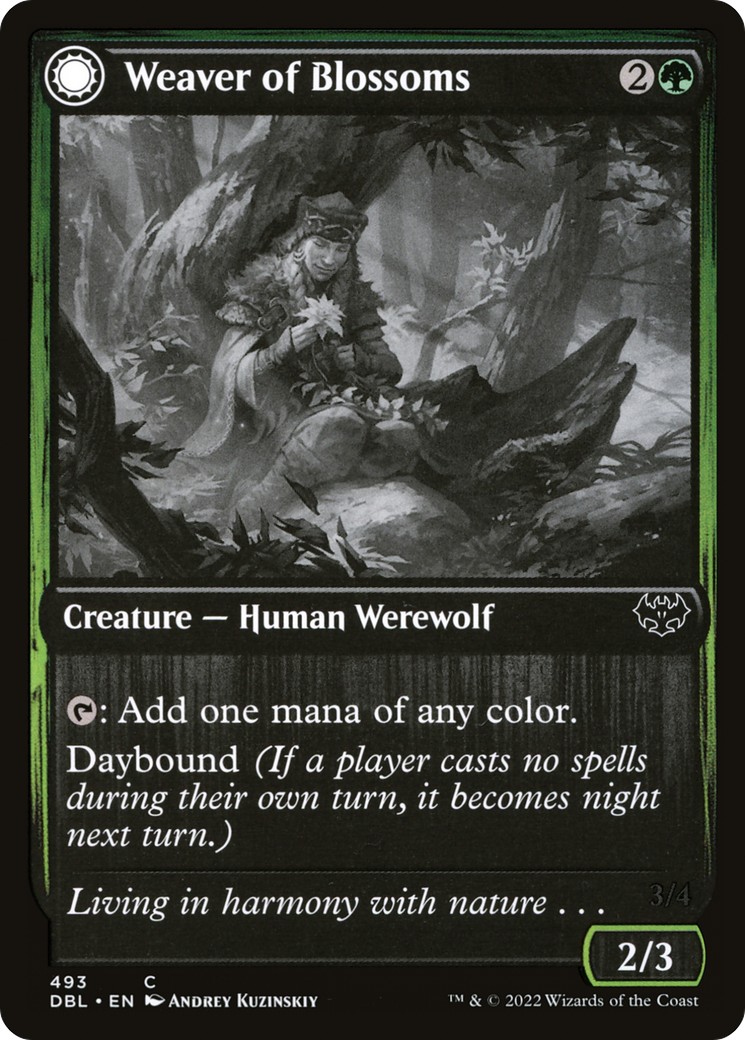 Weaver of Blossoms // Blossom-Clad Werewolf - Image 1