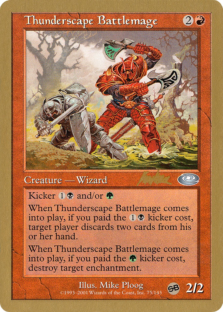 2002 Magic: The Gathering World Championship Decks 2002 Magic: The Gathering World Championship Decks #bk75sb trading card