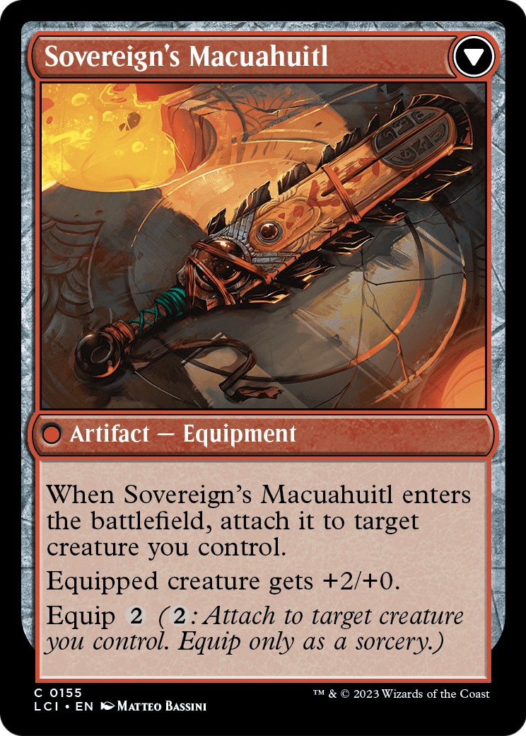 Idol of the Deep King // Sovereign's Macuahuitl thumbnail 2