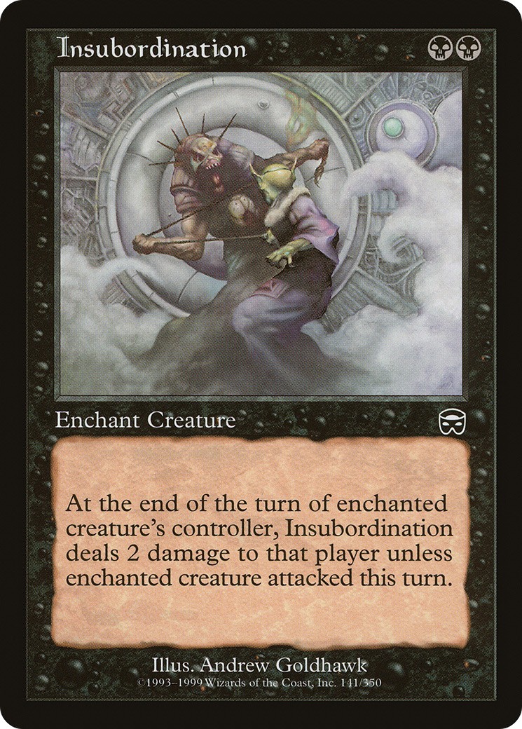 1999 Magic: The Gathering Mercadian Masques 1999 Magic: The Gathering Mercadian Masques #141 trading card