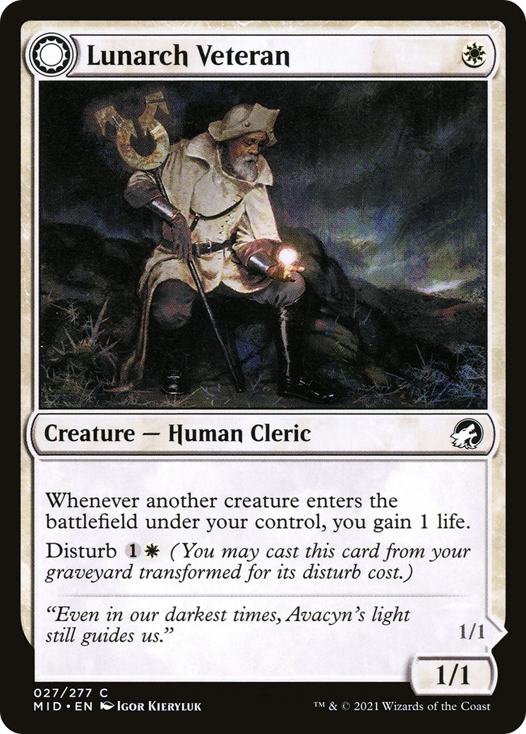 2021 Magic: The Gathering Innistrad: Midnight Hunt 2021 Magic: The Gathering Innistrad: Midnight Hunt #27 trading card