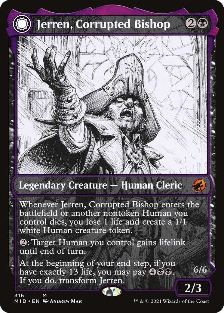2021 Magic: The Gathering Innistrad: Midnight Hunt 2021 Magic: The Gathering Innistrad: Midnight Hunt #316 trading card