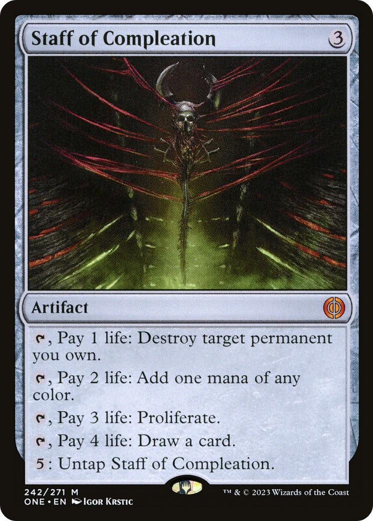 2023 Magic: The Gathering Phyrexia: All Will Be One 2023 Magic: The Gathering Phyrexia: All Will Be One #242 trading card