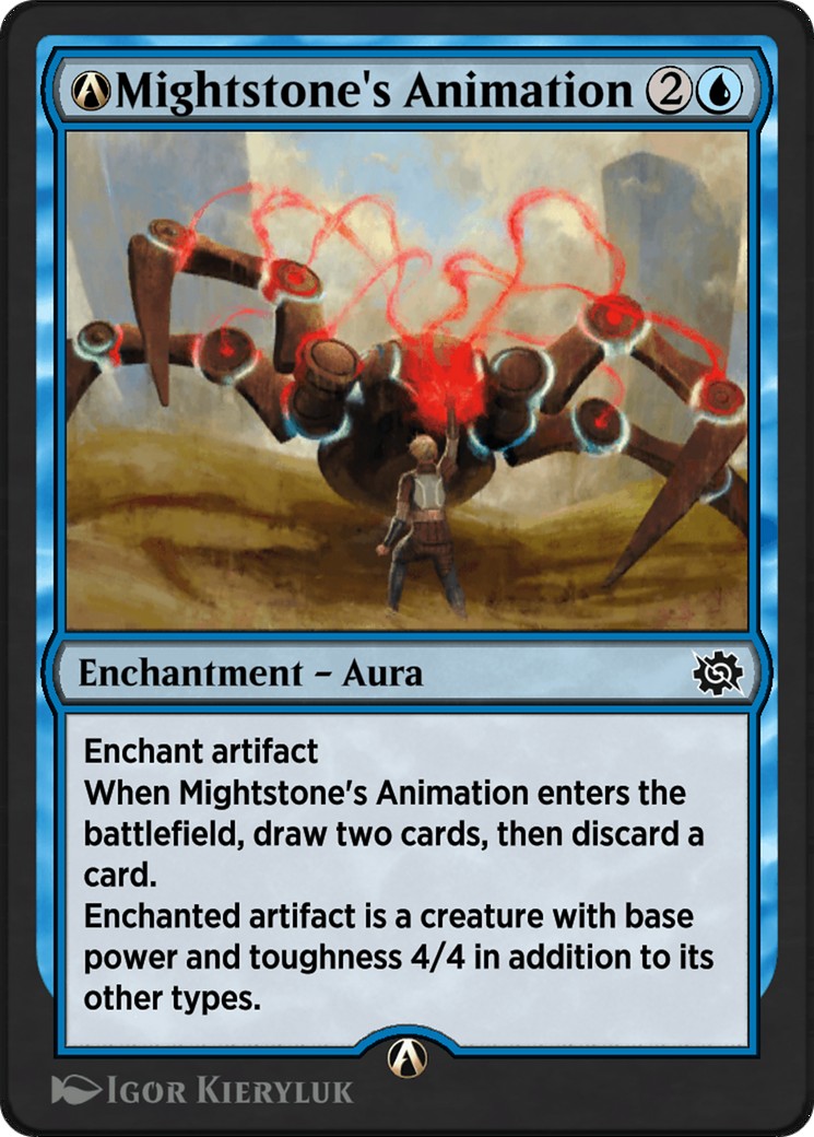 2024 Magic: The Gathering The Brothers' War A-Mightstone's Animation #A-58 trading card