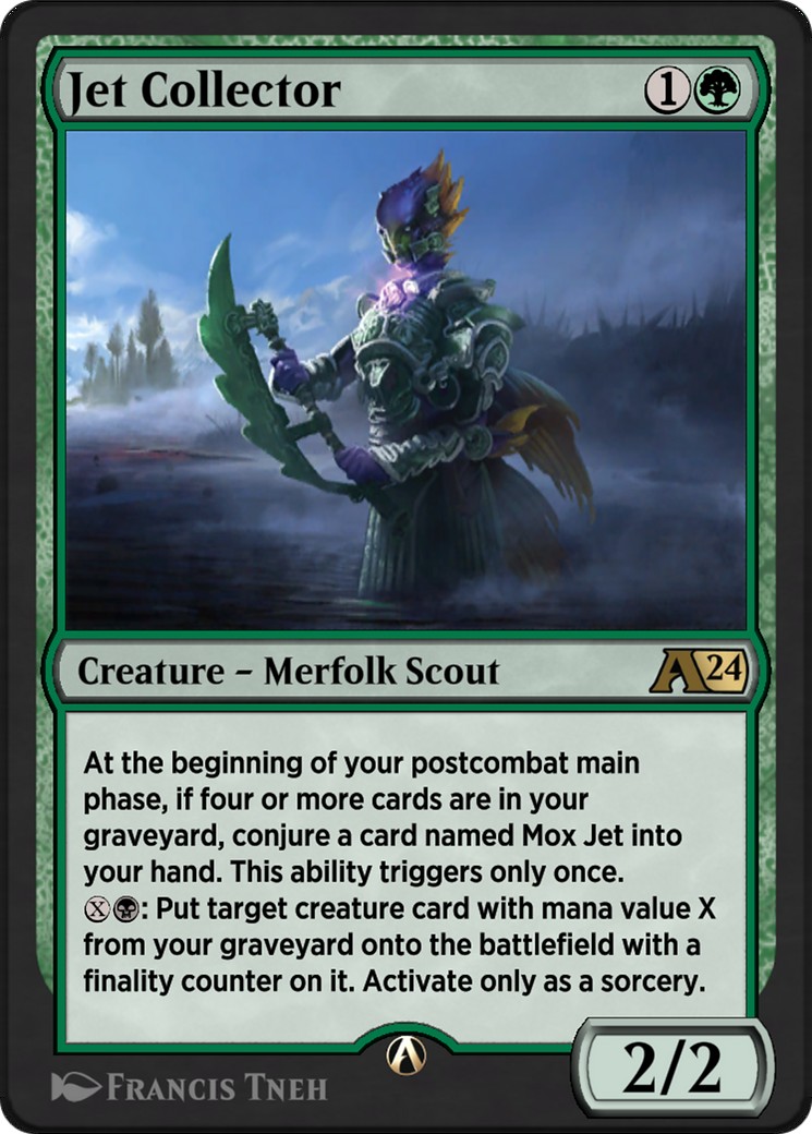 2024 Magic: The Gathering Alchemy: Outlaws of Thunder Junction Jet Collector #18 trading card