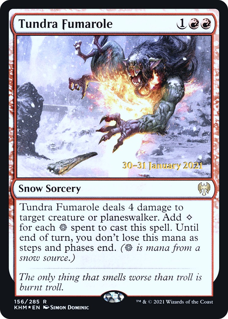 2021 Magic: The Gathering Kaldheim Promos 2021 Magic: The Gathering Kaldheim Promos #156s trading card