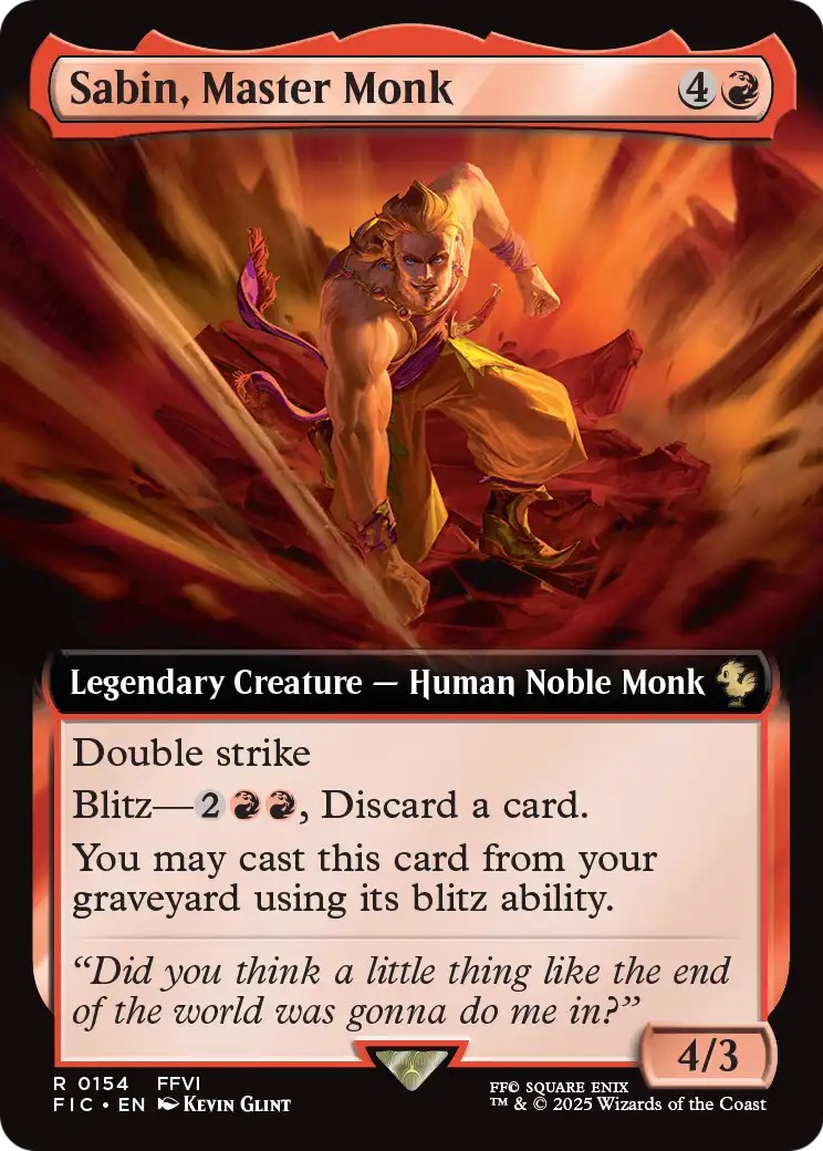 Sabin, Master Monk - Image 1