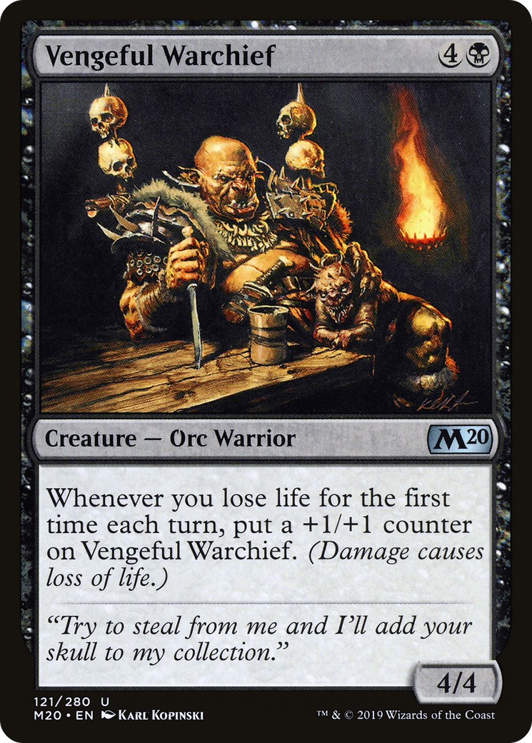 2019 Magic: The Gathering Core Set 2019 Magic: The Gathering Core Set #121 trading card