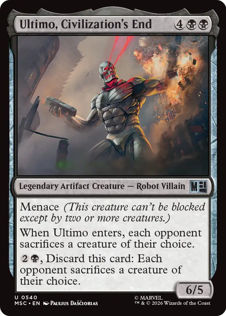 2026 Magic: The Gathering Marvel Super Heroes 2026 Magic: The Gathering Marvel Super Heroes #540 trading card