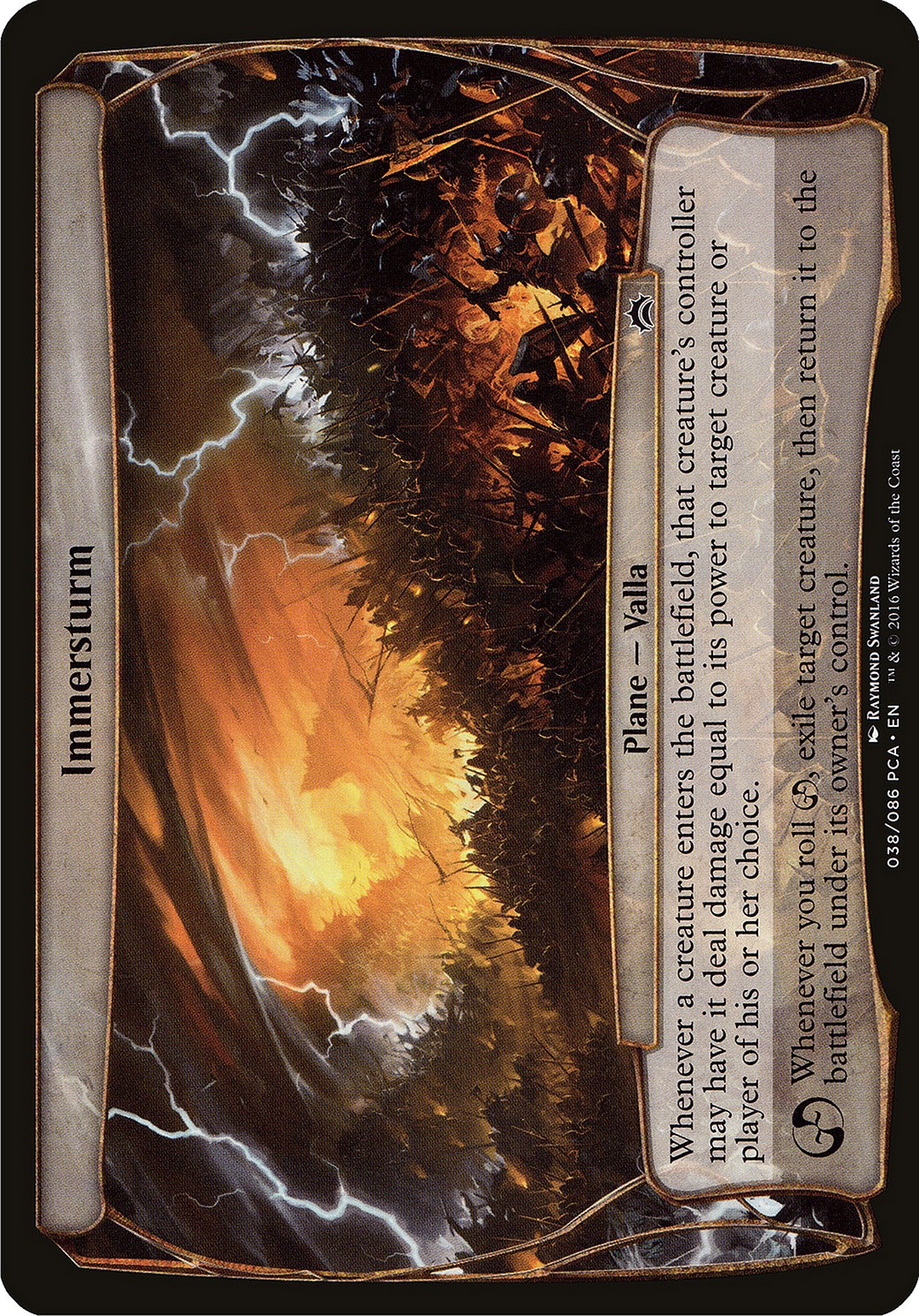 2016 Magic: The Gathering Planechase Anthology Planes 2016 Magic: The Gathering Planechase Anthology Planes #38 trading card
