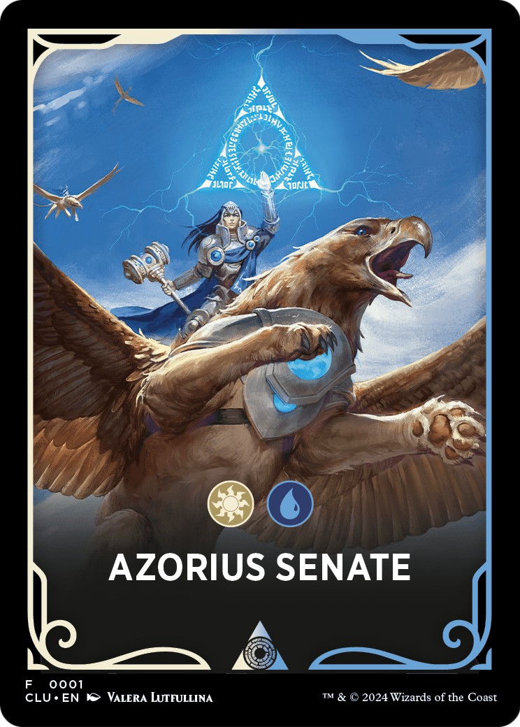 2024 Magic: The Gathering Ravnica: Clue Edition Front Cards Azorius Senate #1 trading card