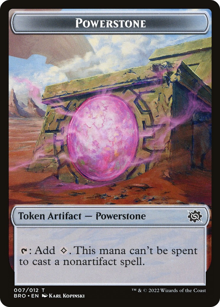 2022 Magic: The Gathering The Brothers' War Tokens 2022 Magic: The Gathering The Brothers' War Tokens #7 trading card