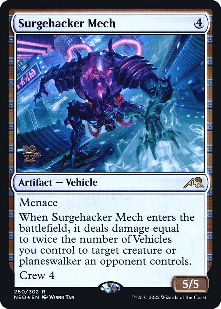 2022 Magic: The Gathering Kamigawa: Neon Dynasty Promos 2022 Magic: The Gathering Kamigawa: Neon Dynasty Promos #260s trading