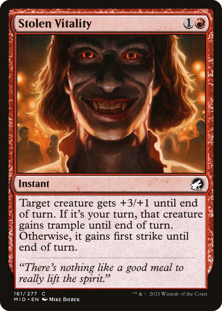 2021 Magic: The Gathering Innistrad: Midnight Hunt 2021 Magic: The Gathering Innistrad: Midnight Hunt #161 trading card