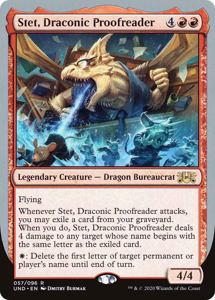 Stet, Draconic Proofreader - Image 1