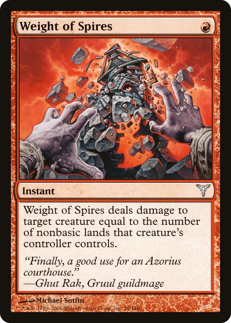 2006 Magic: The Gathering Dissension 2006 Magic: The Gathering Dissension #78 trading card