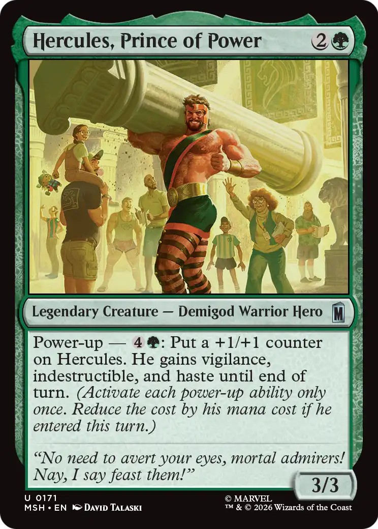 2026 Magic: The Gathering Marvel Super Heroes 2026 Magic: The Gathering Marvel Super Heroes #171 trading card