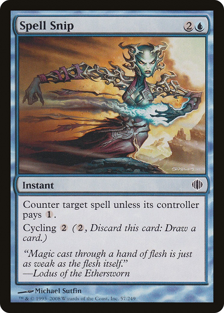 2008 Magic: The Gathering Shards of Alara 2008 Magic: The Gathering Shards of Alara #57 trading card