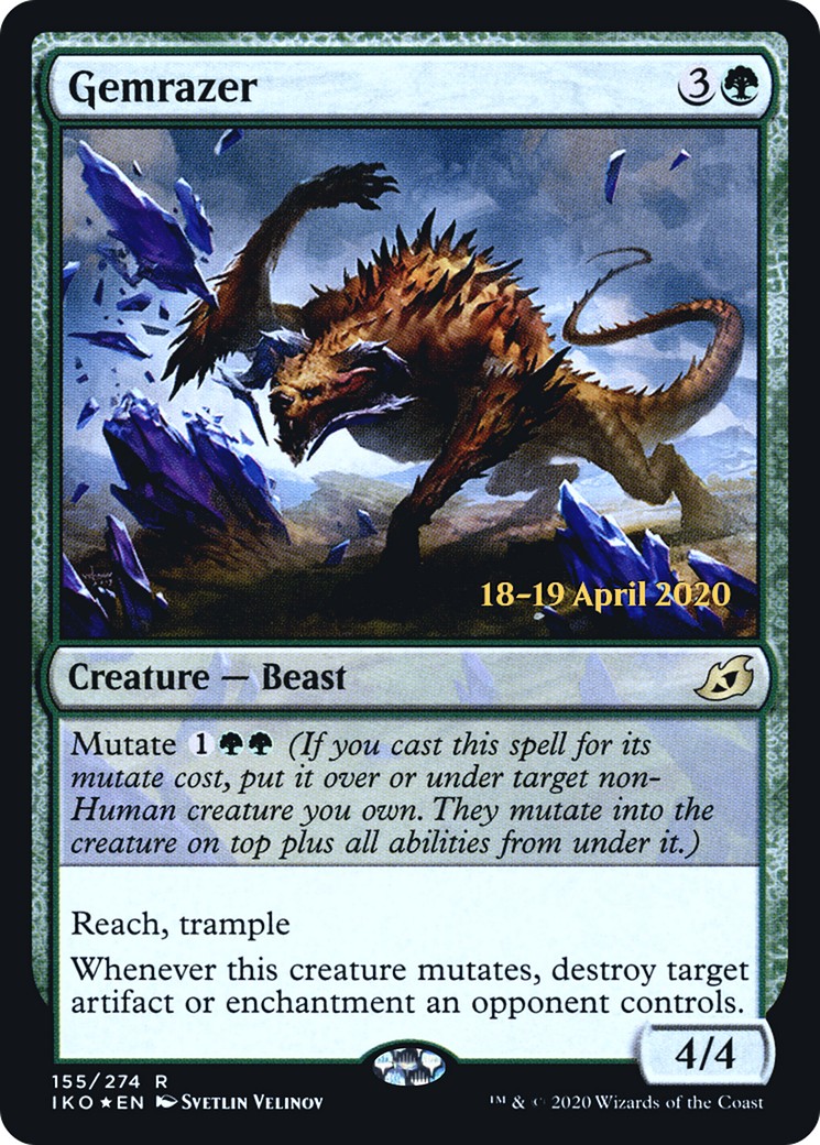 2020 Magic: The Gathering Ikoria: Lair of Behemoths Promos 2020 Magic: The Gathering Ikoria: Lair of Behemoths Promos #155s t