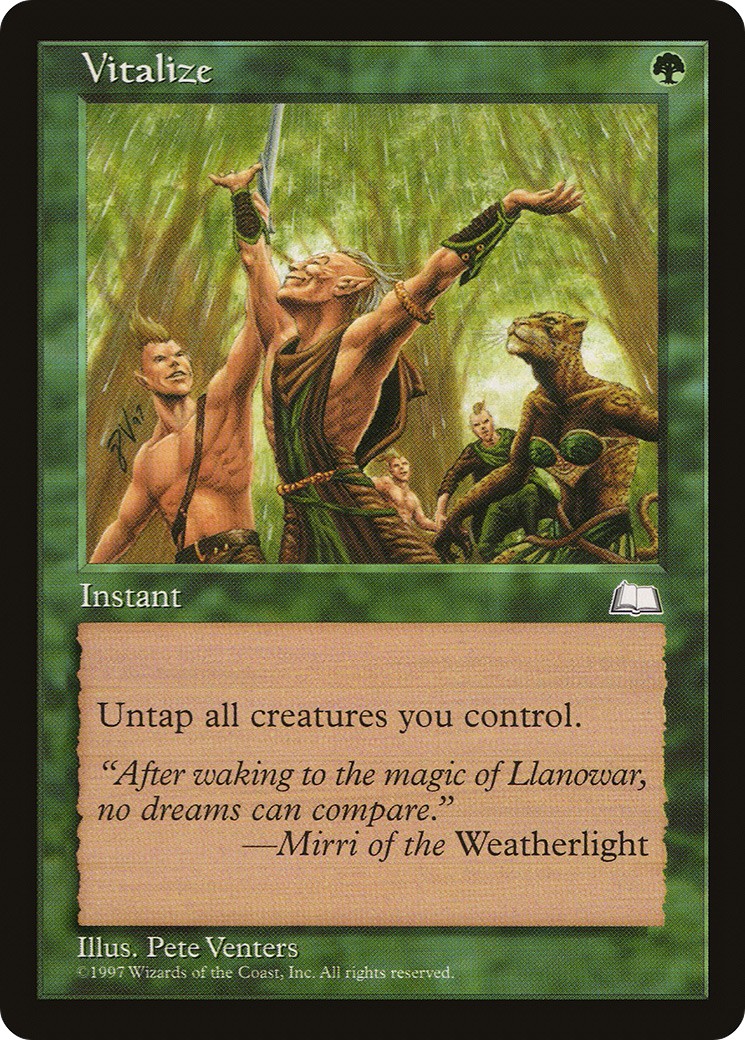 1997 Magic: The Gathering Weatherlight 1997 Magic: The Gathering Weatherlight #145 trading card