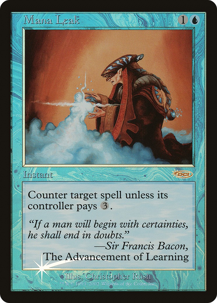 2002 Magic: The Gathering Arena League Mana Leak #5 trading card