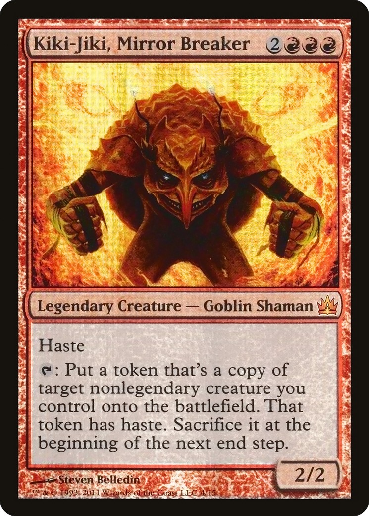 2011 Magic: The Gathering From the Vault: Legends Kiki-Jiki, Mirror Breaker #4 trading card