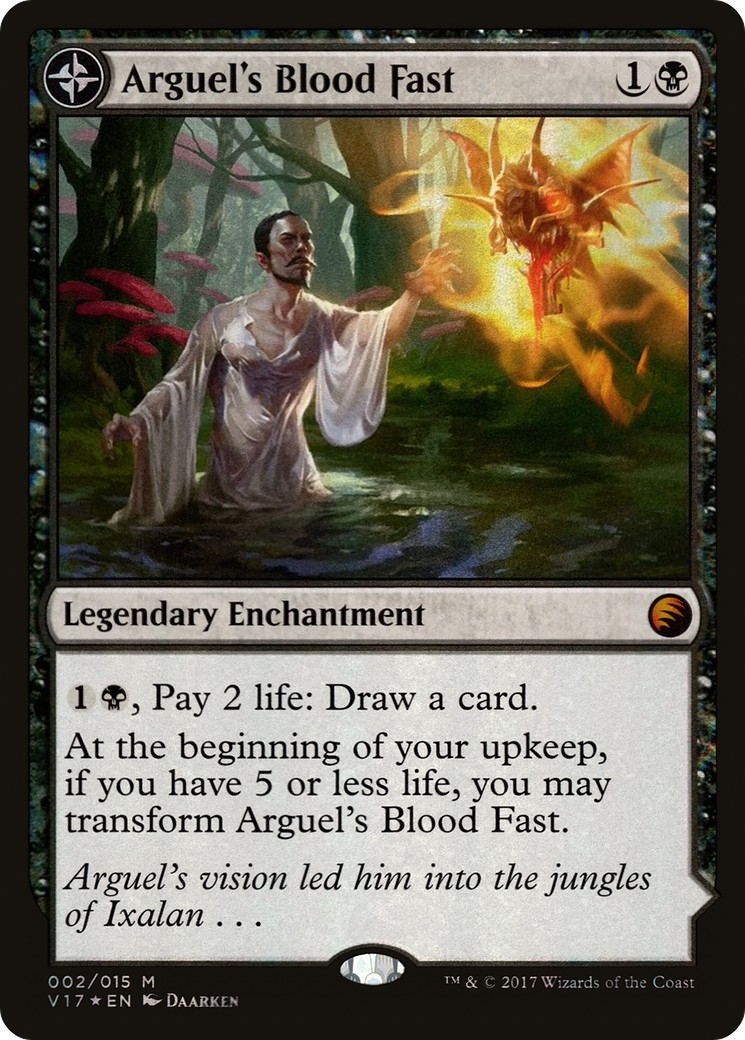 2017 Magic: The Gathering From the Vault: Transform Arguel's Blood Fast // Temple of Aclazotz #2 trading card