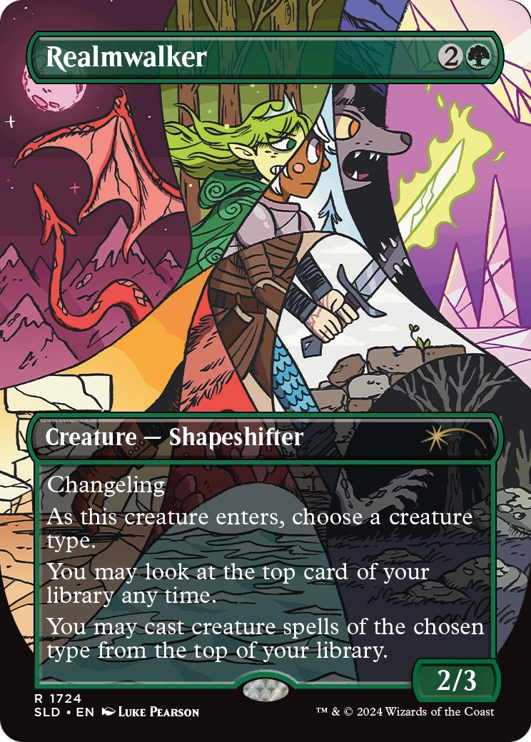 2025 Magic: The Gathering Secret Lair Drop 2025 Magic: The Gathering Secret Lair Drop #1724 trading card