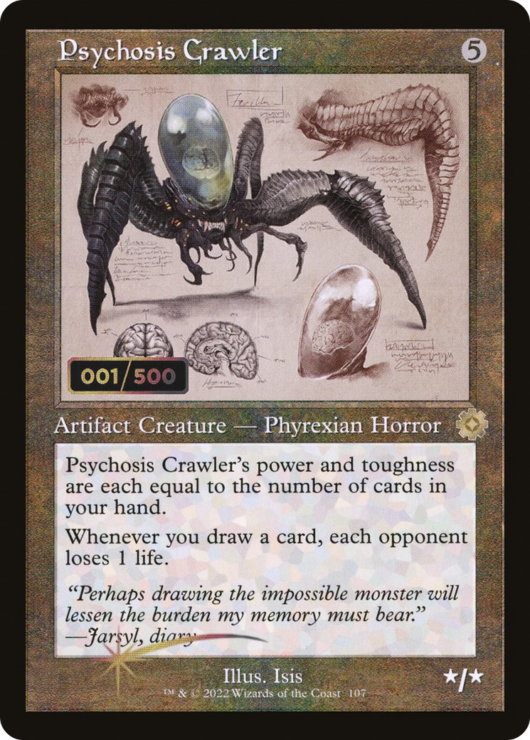 Psychosis Crawler (Rare · Foil) · 2022 · The Brothers' War Retro Artifacts