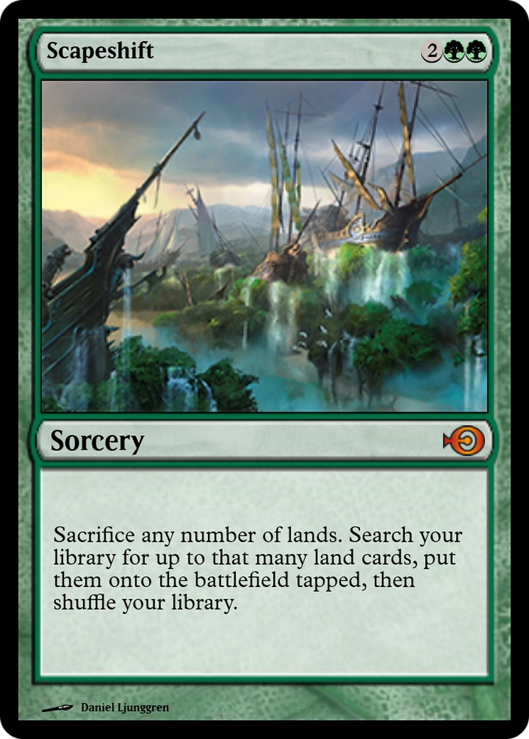 2018 Magic: The Gathering Magic Online Promos Scapeshift #66898 trading card