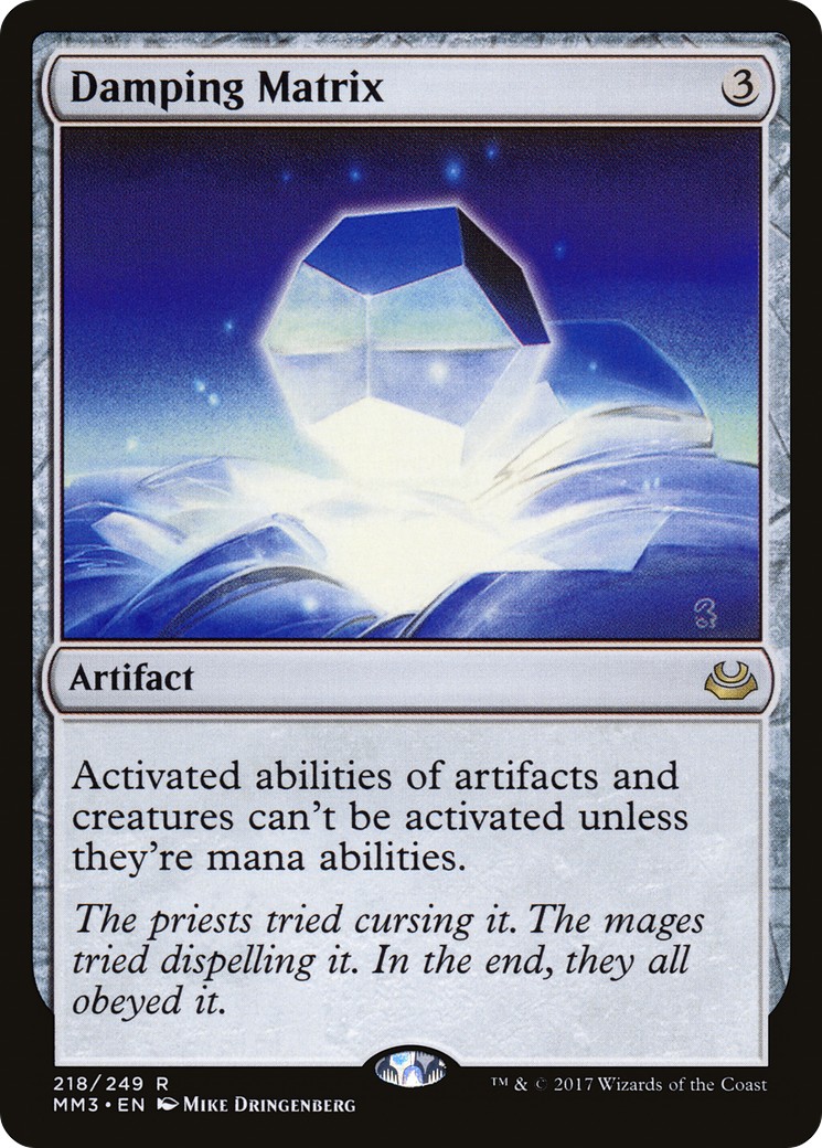 2017 Magic: The Gathering Modern Masters 2017 Magic: The Gathering Modern Masters #218 trading card