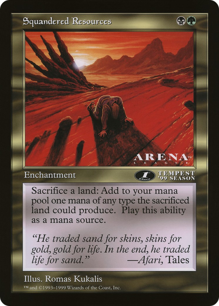 Squandered Resources - Image 1