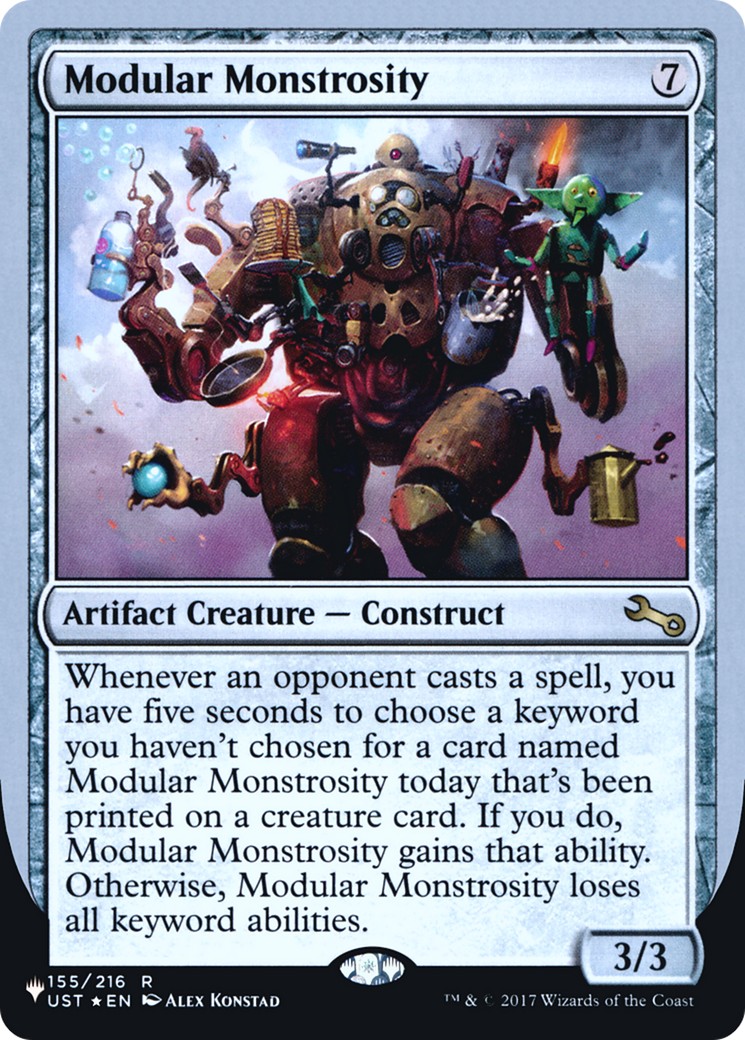 2022 Magic: The Gathering The List (Unfinity Foil Edition) 2022 Magic: The Gathering The List (Unfinity Foil Edition) #59 tra